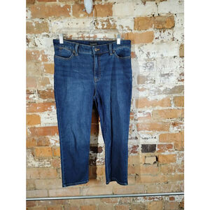 Talbots Straight Leg Crop Jeans Light Wash Blue Women’s Size 10P